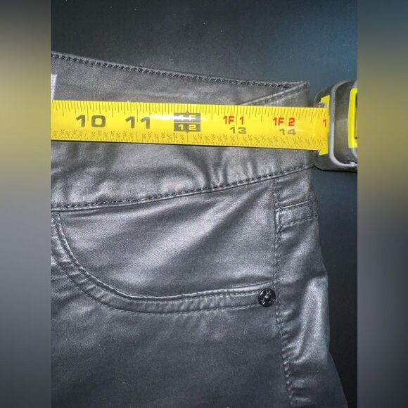 DL1961 Heather High-Rise Flare Pants In Oil Slick Black Size 29 NWOT - Picture 9 of 11